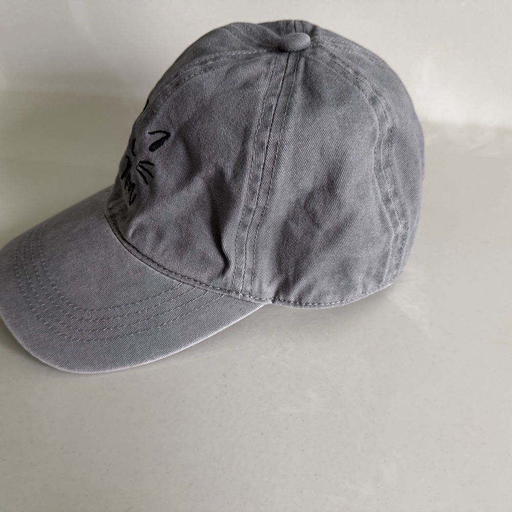 David and Young Cat Mom Cap in Gray - Picture 4 of 6